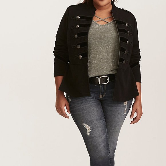 💜TORRID BURNOUT WASH STRAPPY TEE - Picture 3 of 3